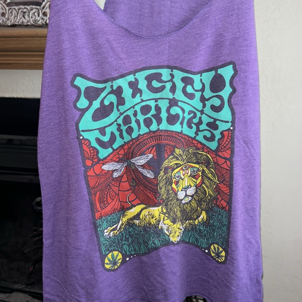 Ziggy Marley Psychedelic Lion Concert Rasta Tank Top M 2006 - Picture 2 of 4